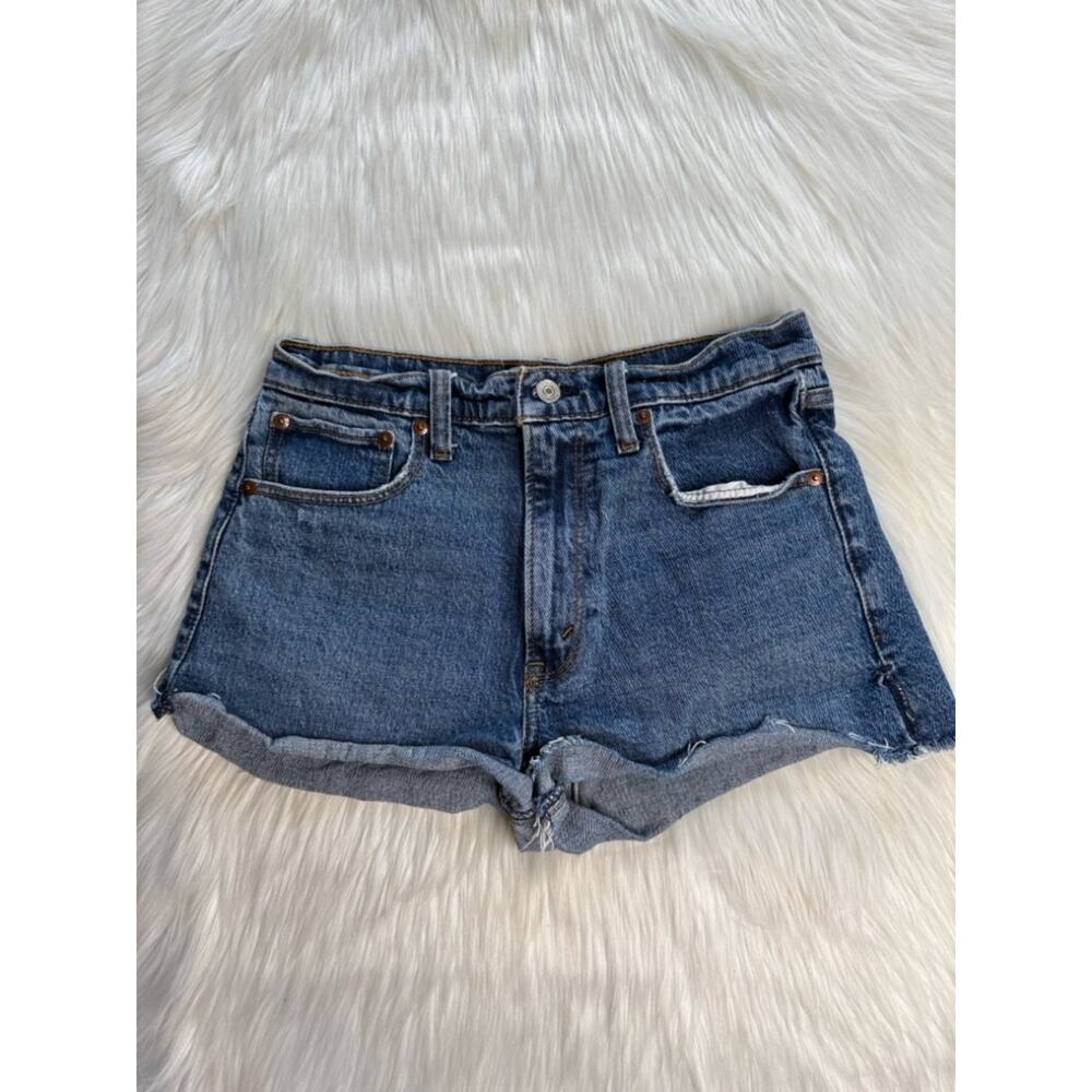 Abercrombie The Mom High Rise Denim Festival Cut Offs
